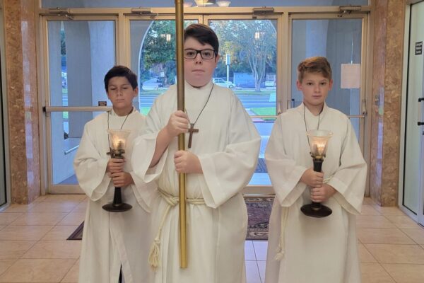 Meet our new Altar Servers
