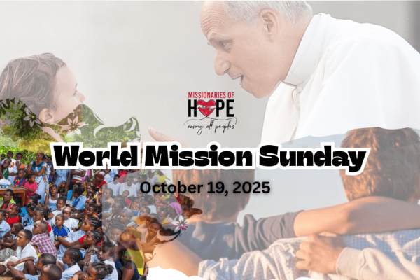 Second Collection October 19: World Mission Sunday