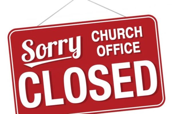 Church Office Holiday Closures