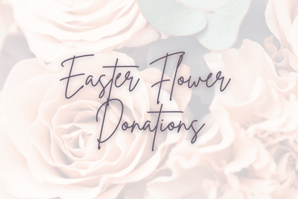 Easter Flower Donations