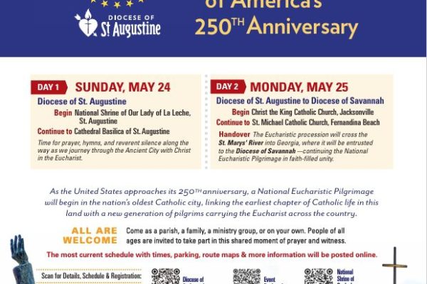 National Eucharistic Pilgrimage in the Diocese of St. Augustine